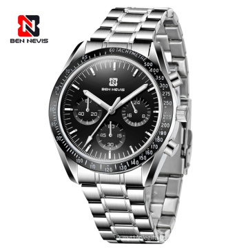 Ben Nevis BN6033G brand quartz watch fashionable men's popular multi-function, three eyes, six needles, accurate travel time